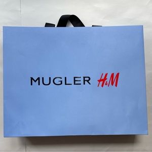 CLEARANCE! Mugler x H&M Shopping Bag with Logo Approx 17.5”x14”x5”